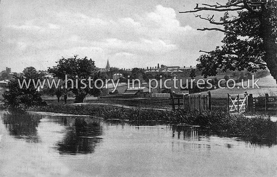 View from the Chelmer, Maldon, Essex. c.1906